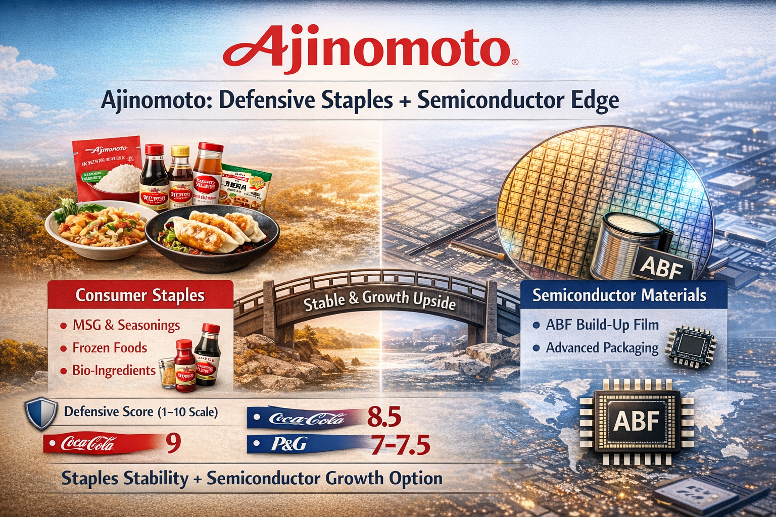 Ajinomoto Co., Inc. — Defensive Staples with a Semiconductor Edge